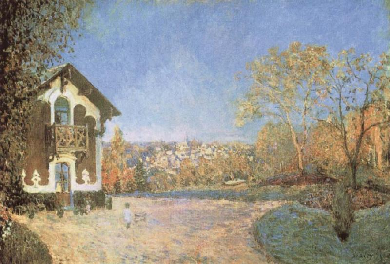 Alfred Sisley Louveciennes Sweden oil painting art